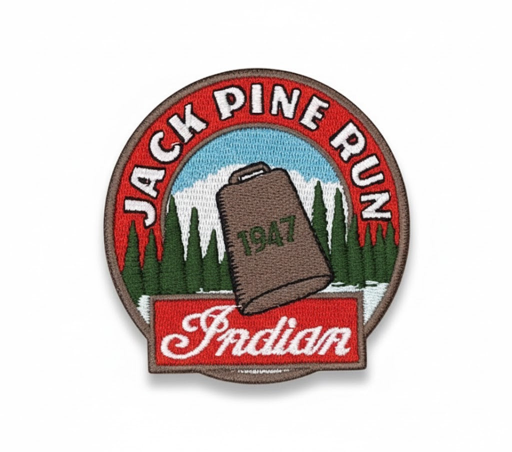 Jack Pine Run Indian Motorcycle Patch