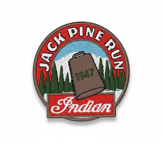 Jack Pine Run Indian Motorcycle Patch
